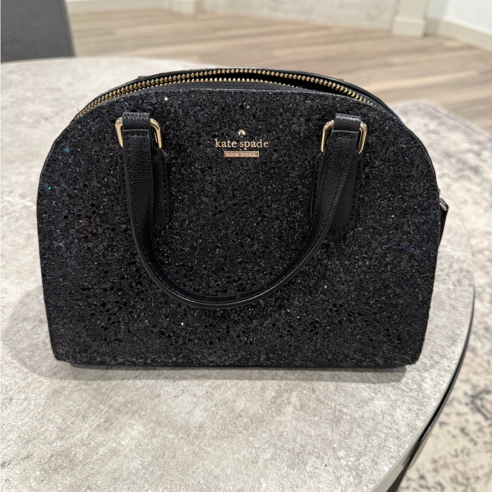 Kate Spade Black Sparkle Reiley Bag